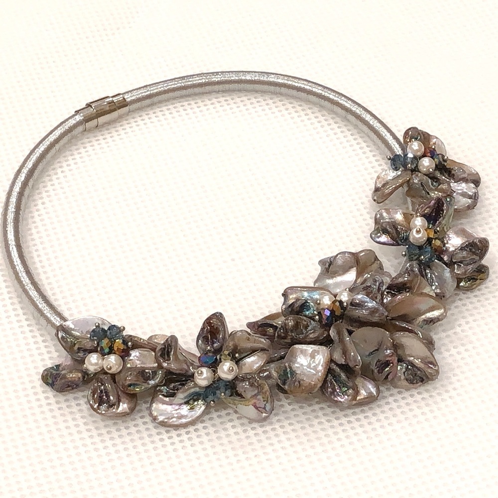 Freshwater Pearl Silver Necklace